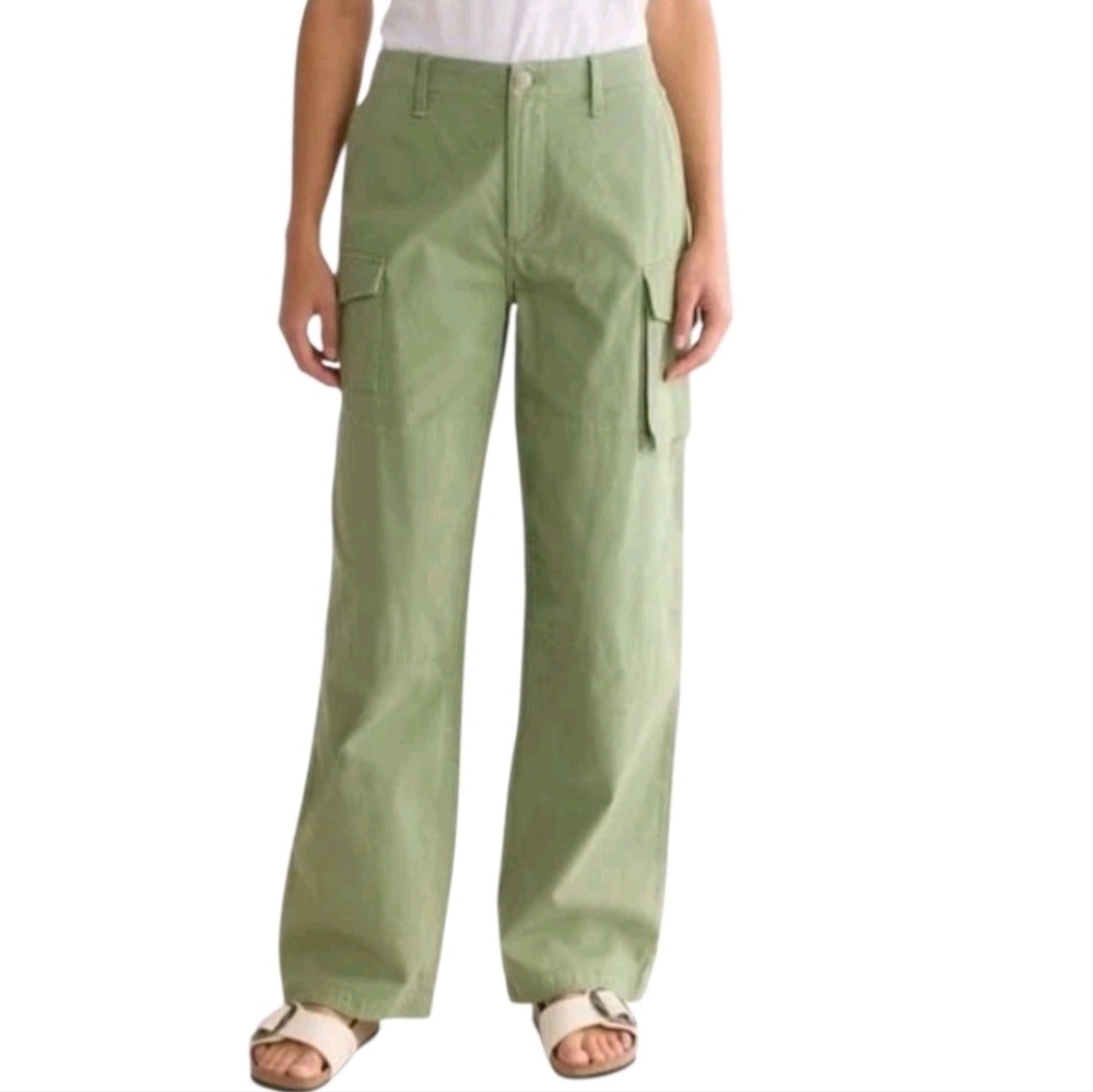 Rag And Bone Womens Pants Size 25 Nora Green Cargo Cotton Utility Skater New